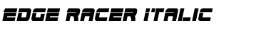 Edge Racer Italic Italic Font