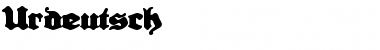 Download Urdeutsch Font Download Urdeutsch Font