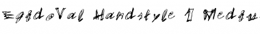 Egido Val Handstyle 1 Font