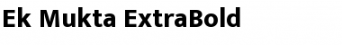 Ek Mukta ExtraBold Font