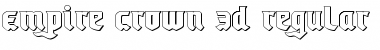 Download Empire Crown 3D Font Download Empire Crown 3D Font