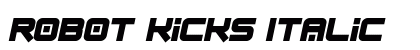 Robot Kicks Italic preview