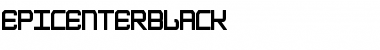 EpicenterBlack Regular Font