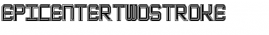 EpicenterTwoStroke Regular Font