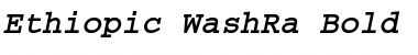 Download Ethiopic WashRa Bold Slant Font