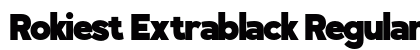 Rokiest Extrablack Regular preview