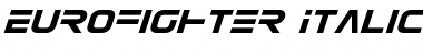 Eurofighter Italic Italic Font