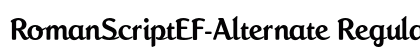 RomanScriptEF-Alternate Regular preview