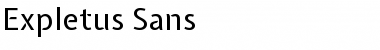 Expletus Sans Regular Font