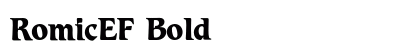 RomicEF Bold preview