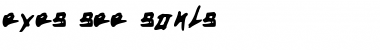 Download eyes_see_souls Font Download eyes_see_souls Font