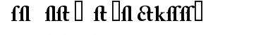 CaslonAlternateBlackSSK Regular Font