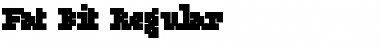 Download Fat Bit Font Download Fat Bit Font