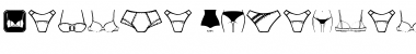 Download Female Underwear Font Download Female Underwear Font