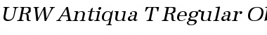 URW Antiqua T Regular Font