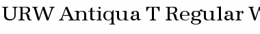Download URW Antiqua T Font