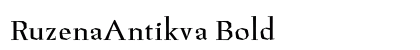 RuzenaAntikva Bold preview