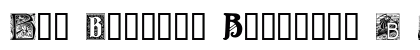 Art Nouveau Initials B Regular preview