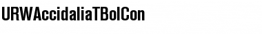 URWAccidaliaTBolCon Regular Font