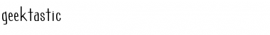 geektastic Regular Font