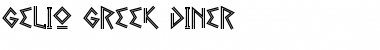 Download Gelio Greek Diner Font Download Gelio Greek Diner Font