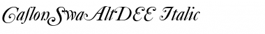 CaslonSwaAltDEE Italic Font