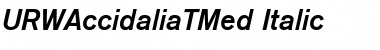 Download URWAccidaliaTMed Font