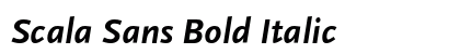 Scala Sans Bold Italic Preview