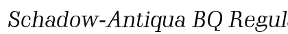 Schadow-Antiqua BQ Regular preview