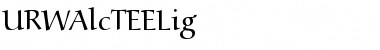 URWAlcTEELig Regular Font