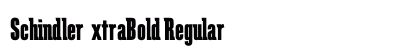 SchindlerExtraBold Regular preview