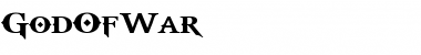 GodOfWar Regular Font