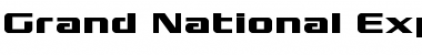 Download Grand National Expanded Font Download Grand National Expanded Font