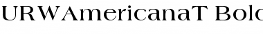 URWAmericanaT Bold Font