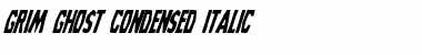 Grim Ghost Condensed Italic Condensed Italic Font