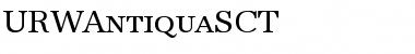 URWAntiquaSCT Regular Font