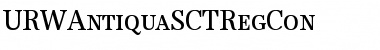 URWAntiquaSCTRegCon Regular Font