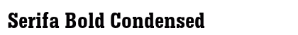 Serifa Bold Condensed Preview