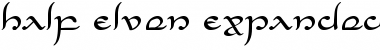 Download Half-Elven Expanded Font