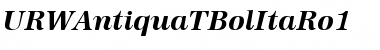 Download URWAntiquaTBolItaRo1 Font