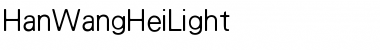 HanWangHeiLight Regular Font