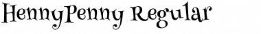 Henny Penny Regular Font