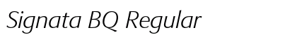 Signata BQ Regular preview
