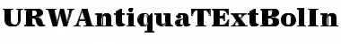 Download URWAntiquaTExtBolIn1 Font