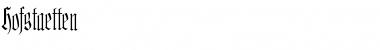 Download Hofstaetten Font Download Hofstaetten Font