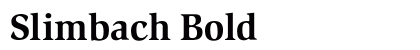 Slimbach Bold preview