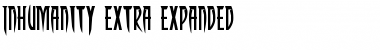 Download Inhumanity Extra-Expanded Font