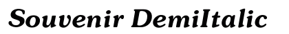 Souvenir DemiItalic preview