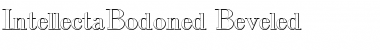 IntellectaBodoned Beveled Regular Font