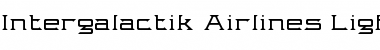 Download Intergalactik Airlines Light Font